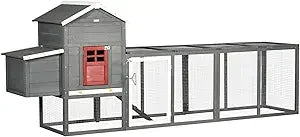 118" Extra Large Chicken Coop with Asphalt Roof