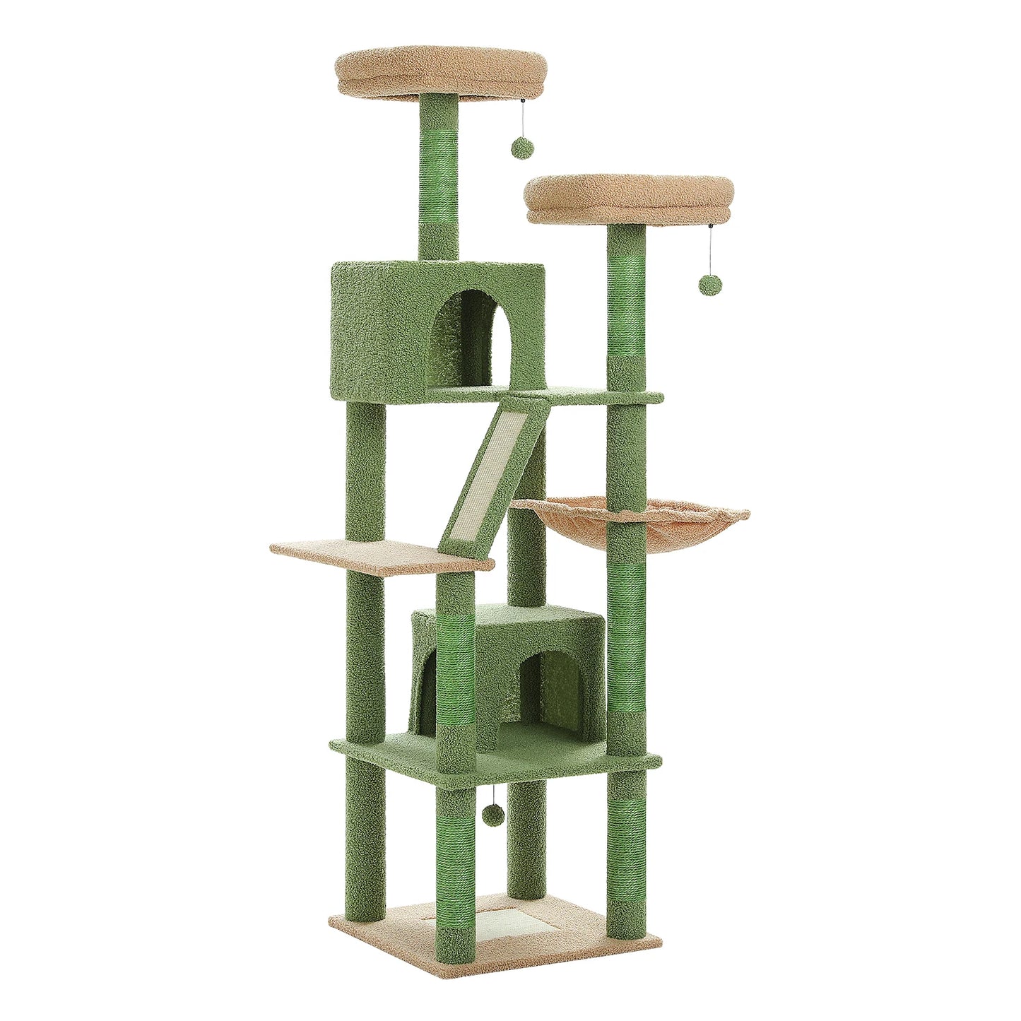 Large Tree Tower for Indoor Cats Multi-Level Plush