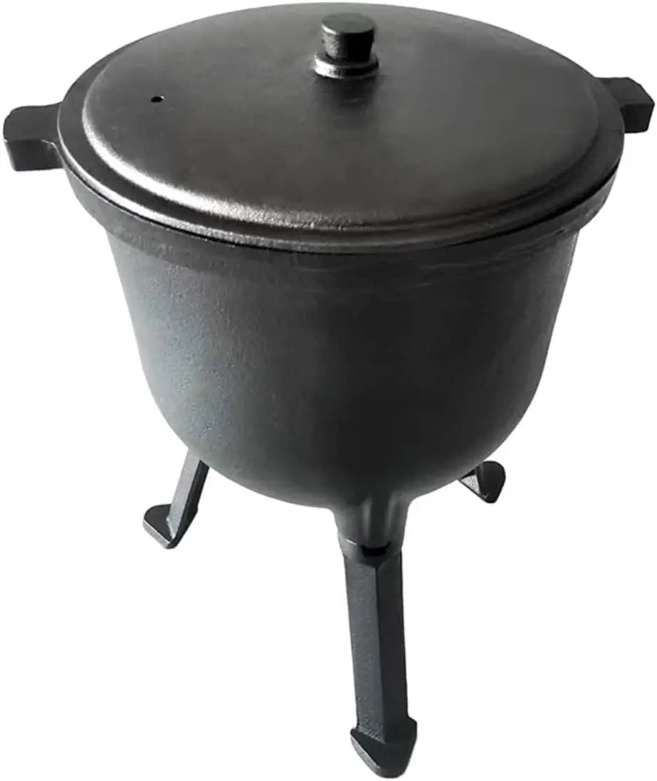 10L Cast iron pressure cooker-screw down lid-heavy duty