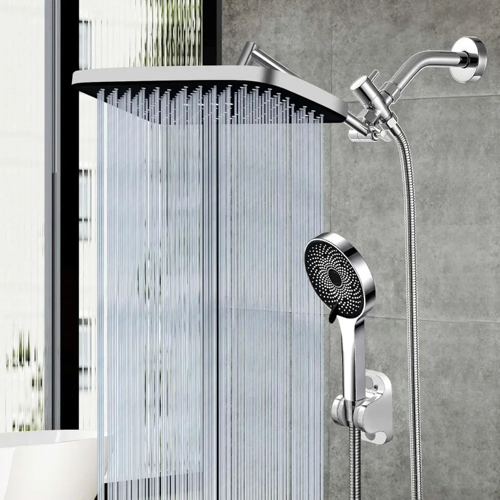 14”Rain Shower Head with Handheld Spray Combo