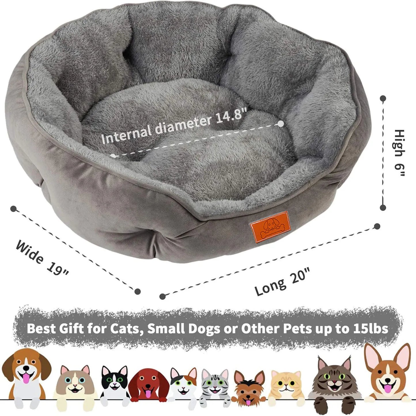 Pet Bed for Small and Large Pets,