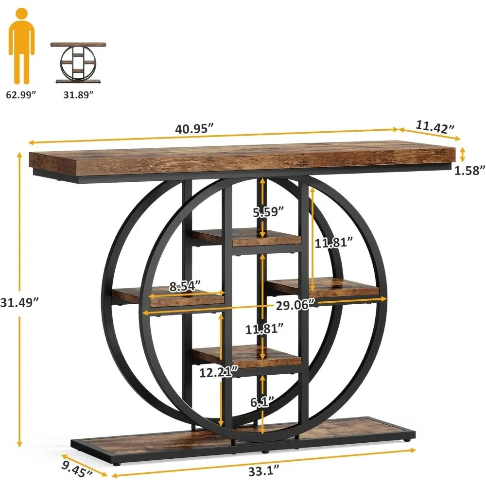 Console Table for Entryway or Behind the Sofa
