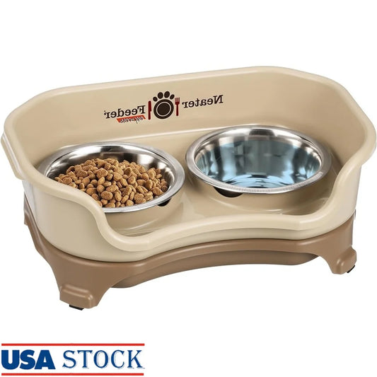 Mess-Proof Elevated Dog Bowls For Small Breeds