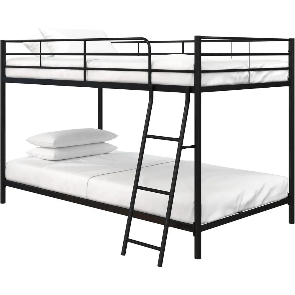 Junior Twin over Twin Bunk Bed, Space-Saving Design