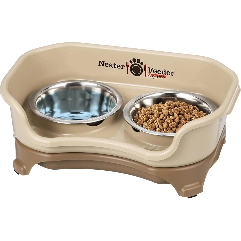 Mess-Proof Elevated Dog Bowls For Small Breeds