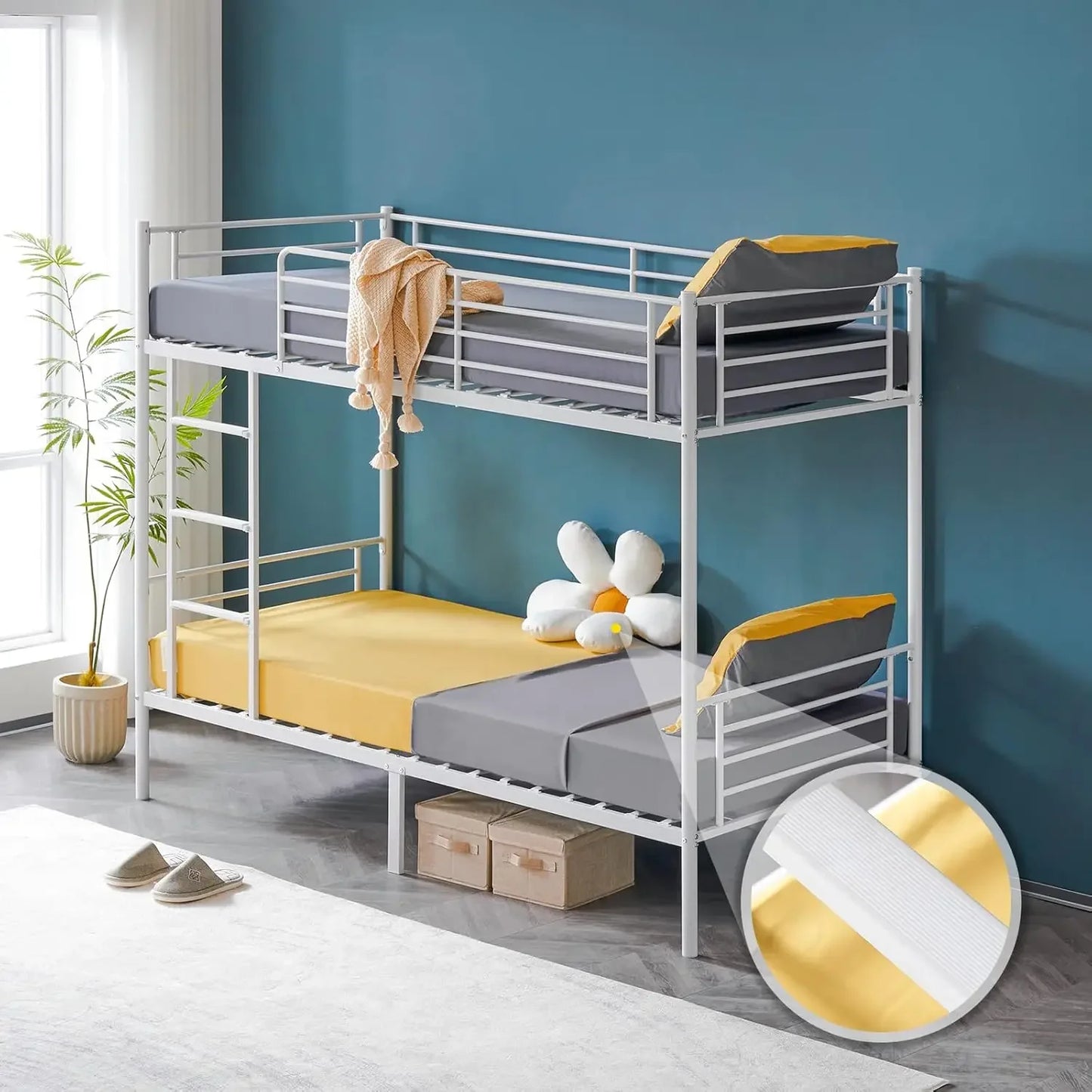 Bunk Bed Over Twin for Kids