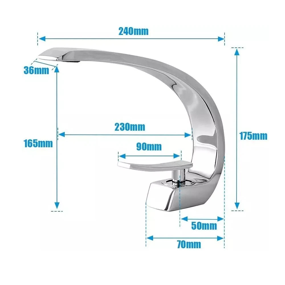 Chrome Basin Faucet  Washing Basin