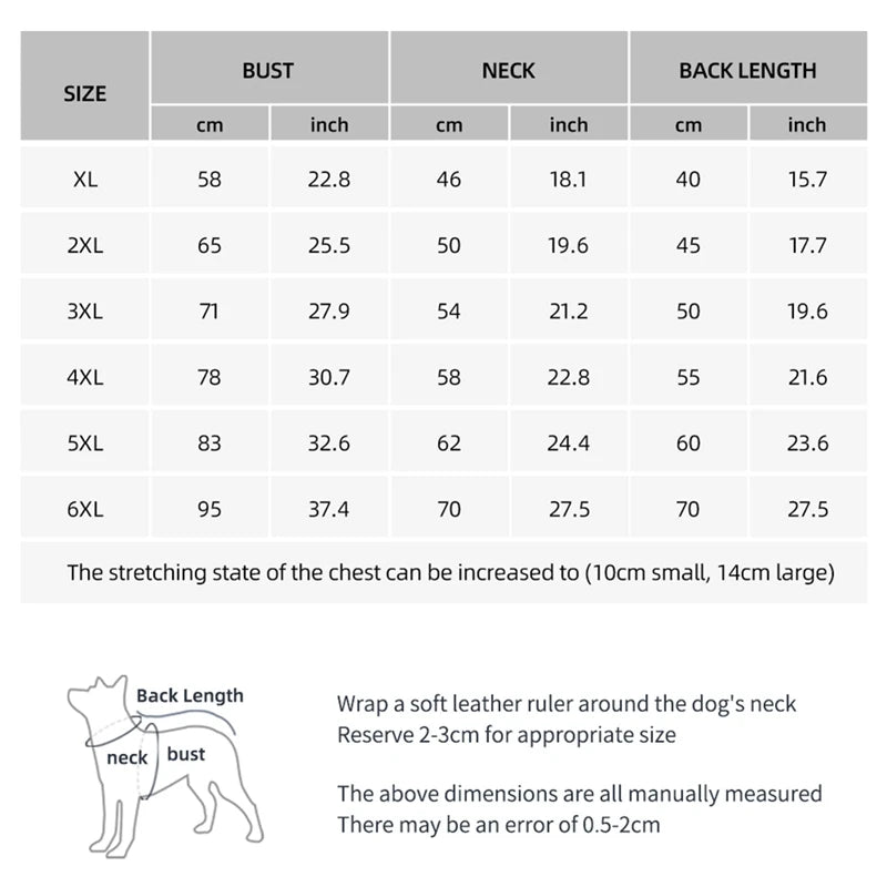 Winter Dog Coat With Reflective Strip