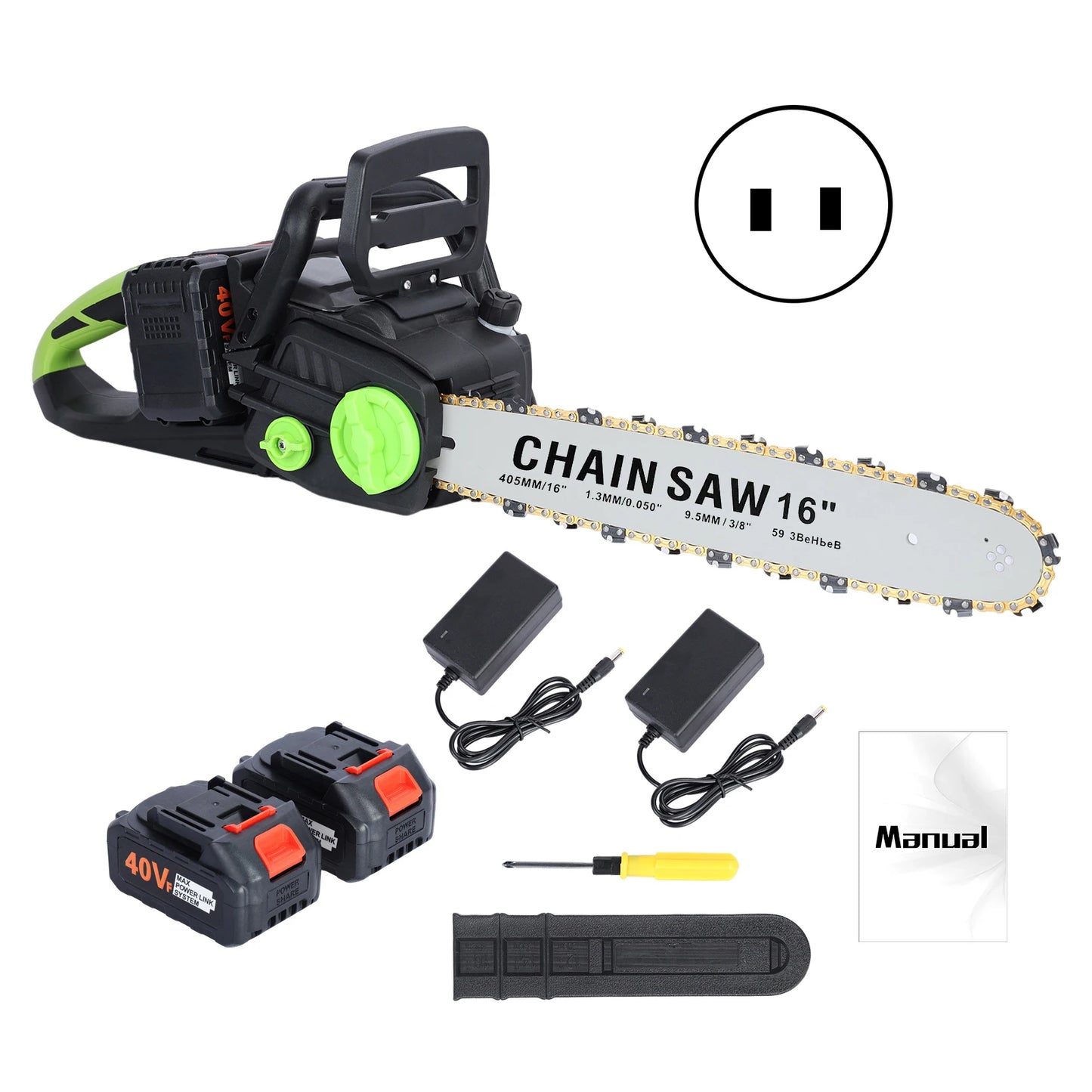 Electric 16 Inch Cordless Chainsaw
