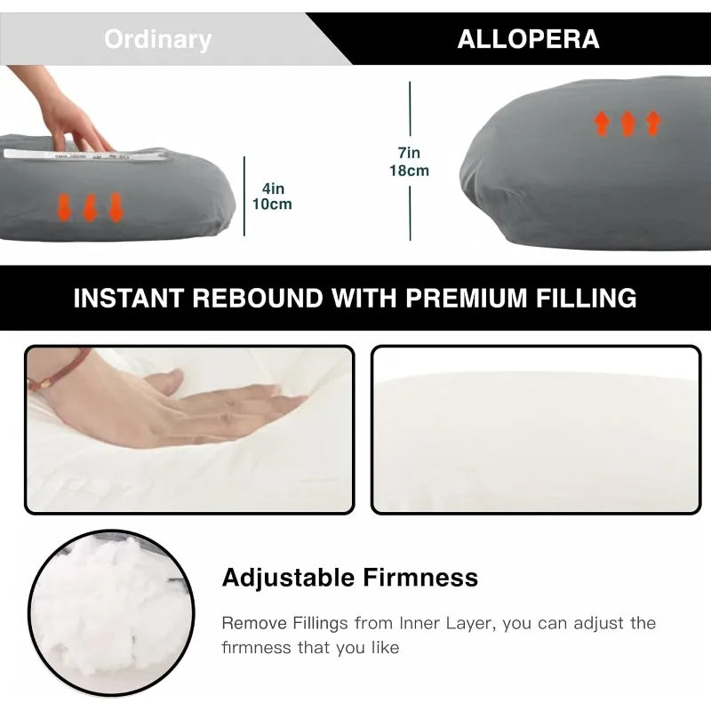 Pregnancy Pillow, Full Body 57 Inch Maternity Pillow