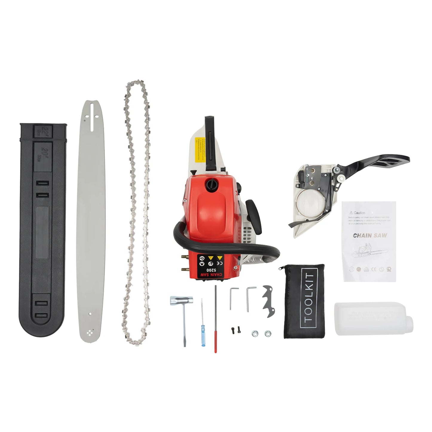 Hign-Concerned 52cc Gas Chainsaw For Wood Cutting Projects