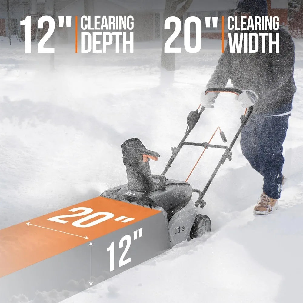 2X20V Cordless 20 Inch Snow Blower