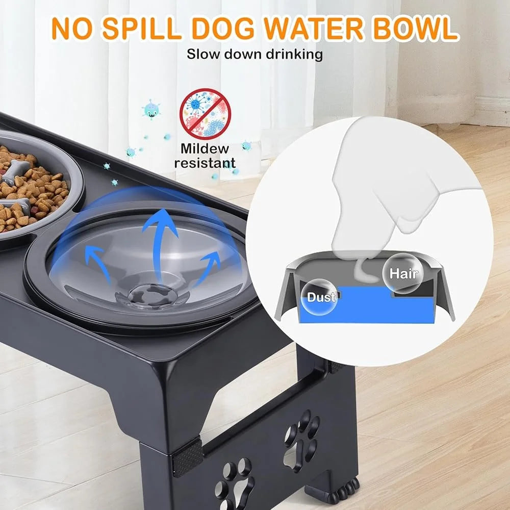 Adjustable Elevated Dog Bowls