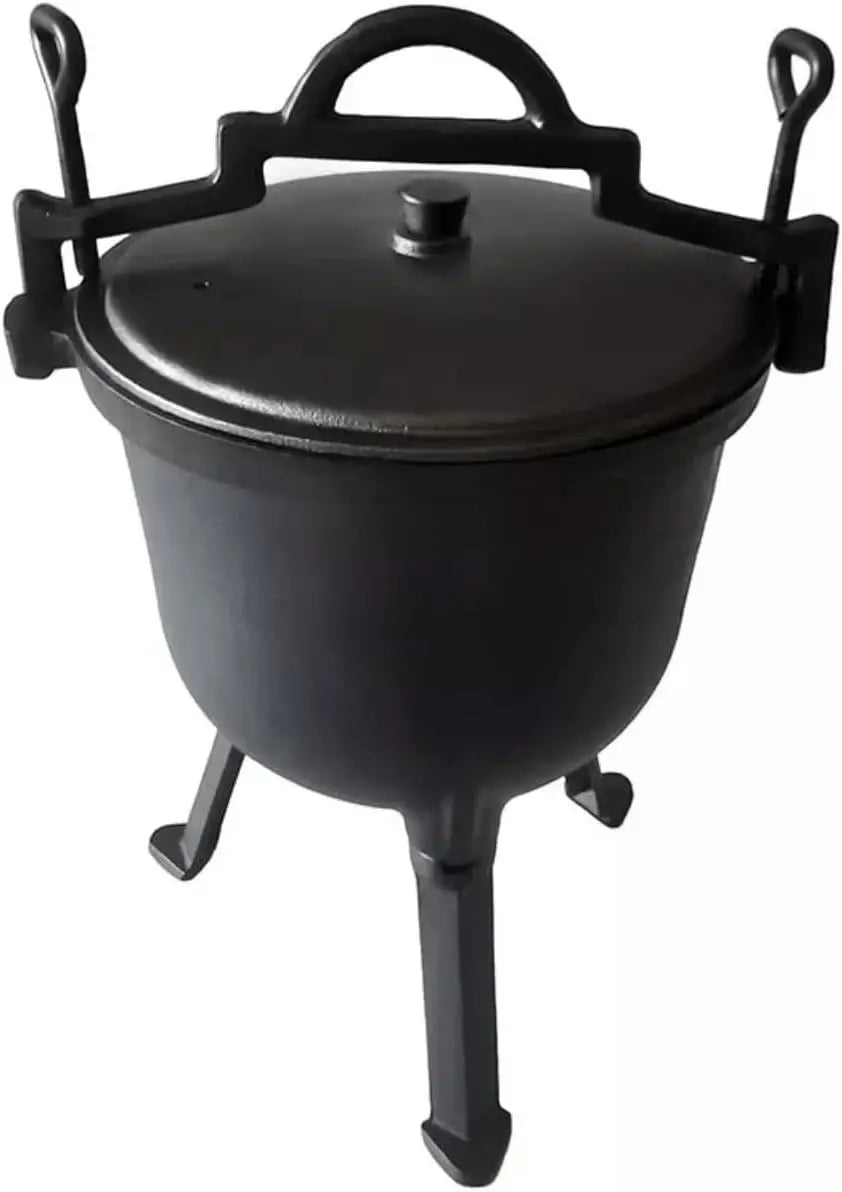 10L Cast iron pressure cooker-screw down lid-heavy duty