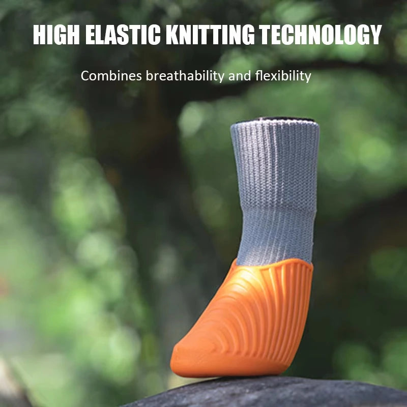 4Pcs Outdoor Pet Dog Boots Dog Shoes Paw Protector Comfortable Waterproof