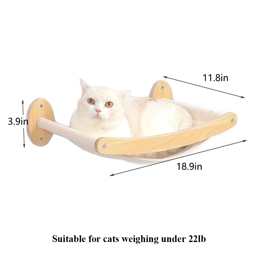 Cat Climbing Shelf Wall Mounted Four Step Stairway