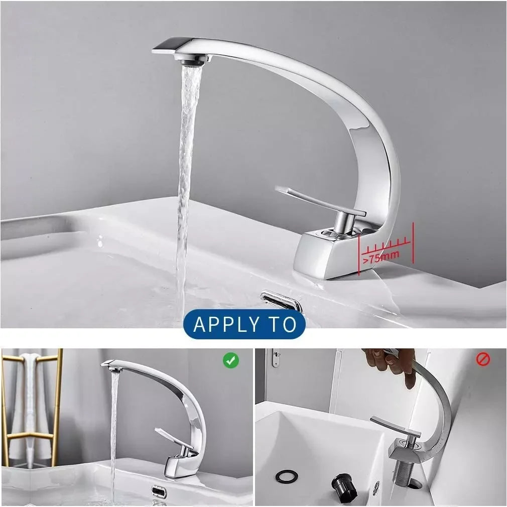 Chrome Basin Faucet  Washing Basin