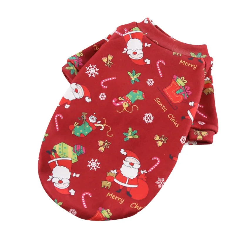 Christmas - Dog Clothes Winter Pet Clothing Sweater