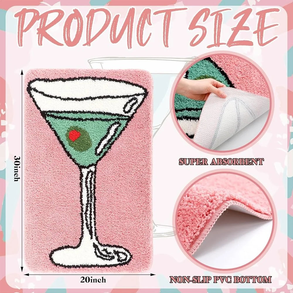 Dirty Martini Non-Slip Bath Mat