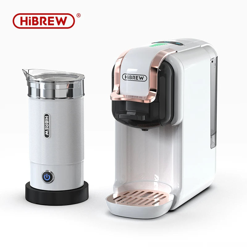 HiBREW 5 In 1 Espresso Capsule Coffee Maker H2B System