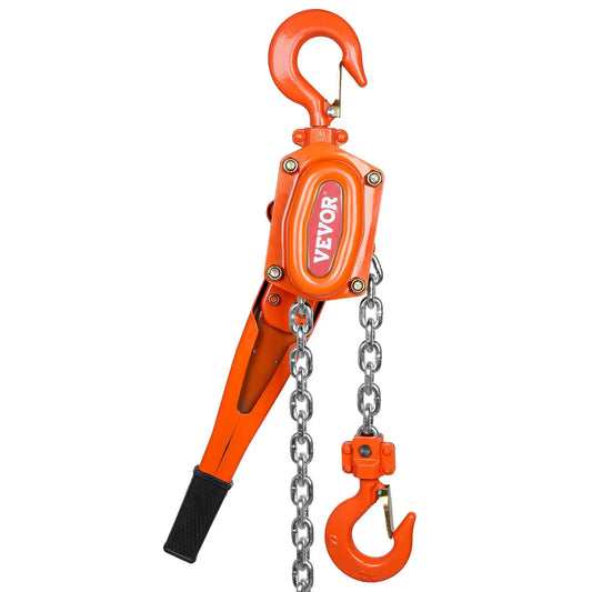 VEVOR Manual Lever Chain Hoist 0.75/1.5/3/6Ton 10/20 FT Come Along