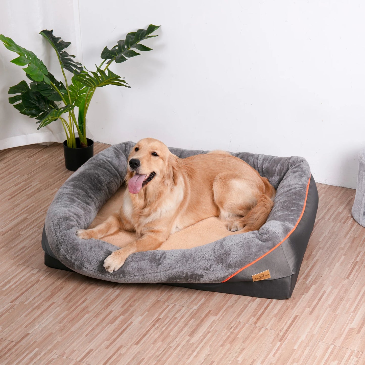 BINGOPAW Orthopedic Foam Dog Bed with Removable Cover