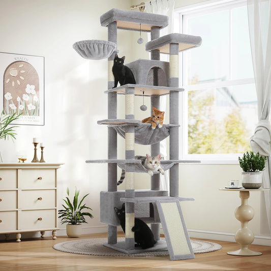 PAWZ Road Multi Level Cat Tree Tower With Scratching Posts