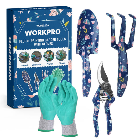 WORKPRO Aluminum Garden Tool Set  4PCS Heavy Duty