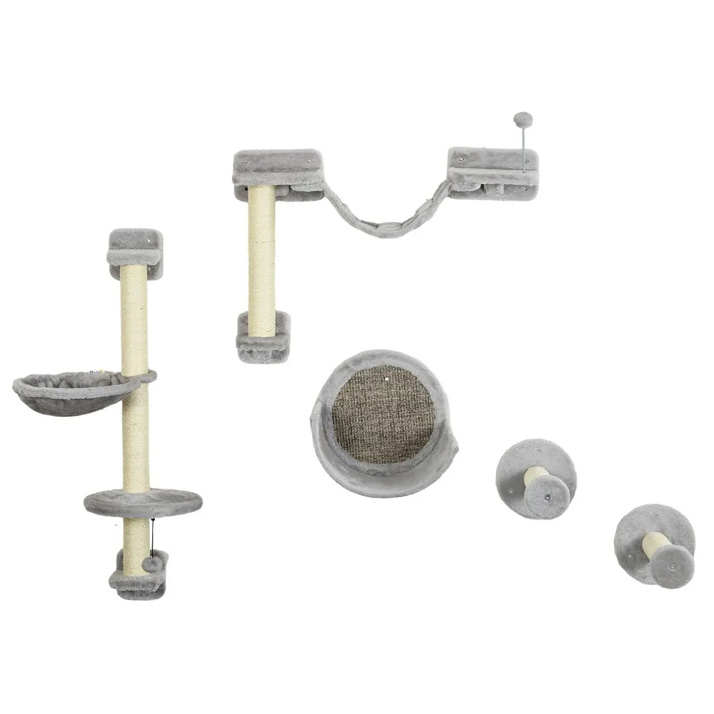 Guangdong Cat Wall Shelves Kit With Hammock Perches Ladder