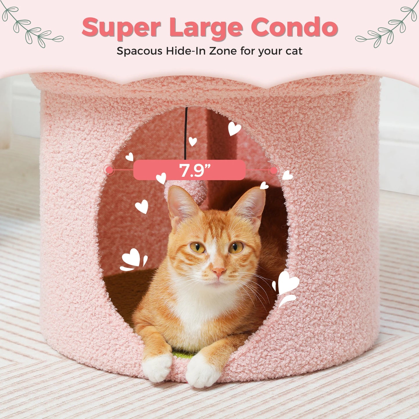 Cat Bed for Indoor Cats