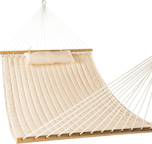 FT Double Quilted Fabric Hammock with Spreader Bars