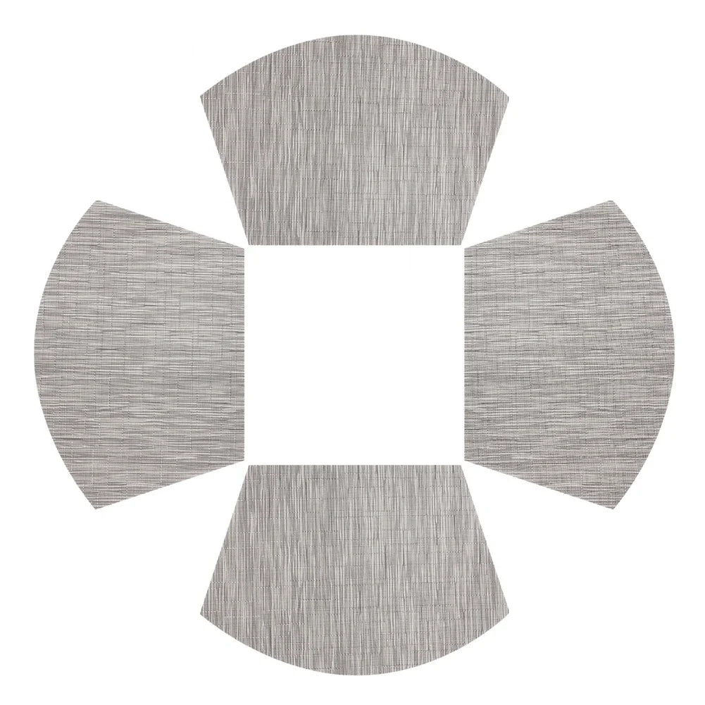 Round Placemats Set of 4 Wedge Placemats Heat Resistant Wipe