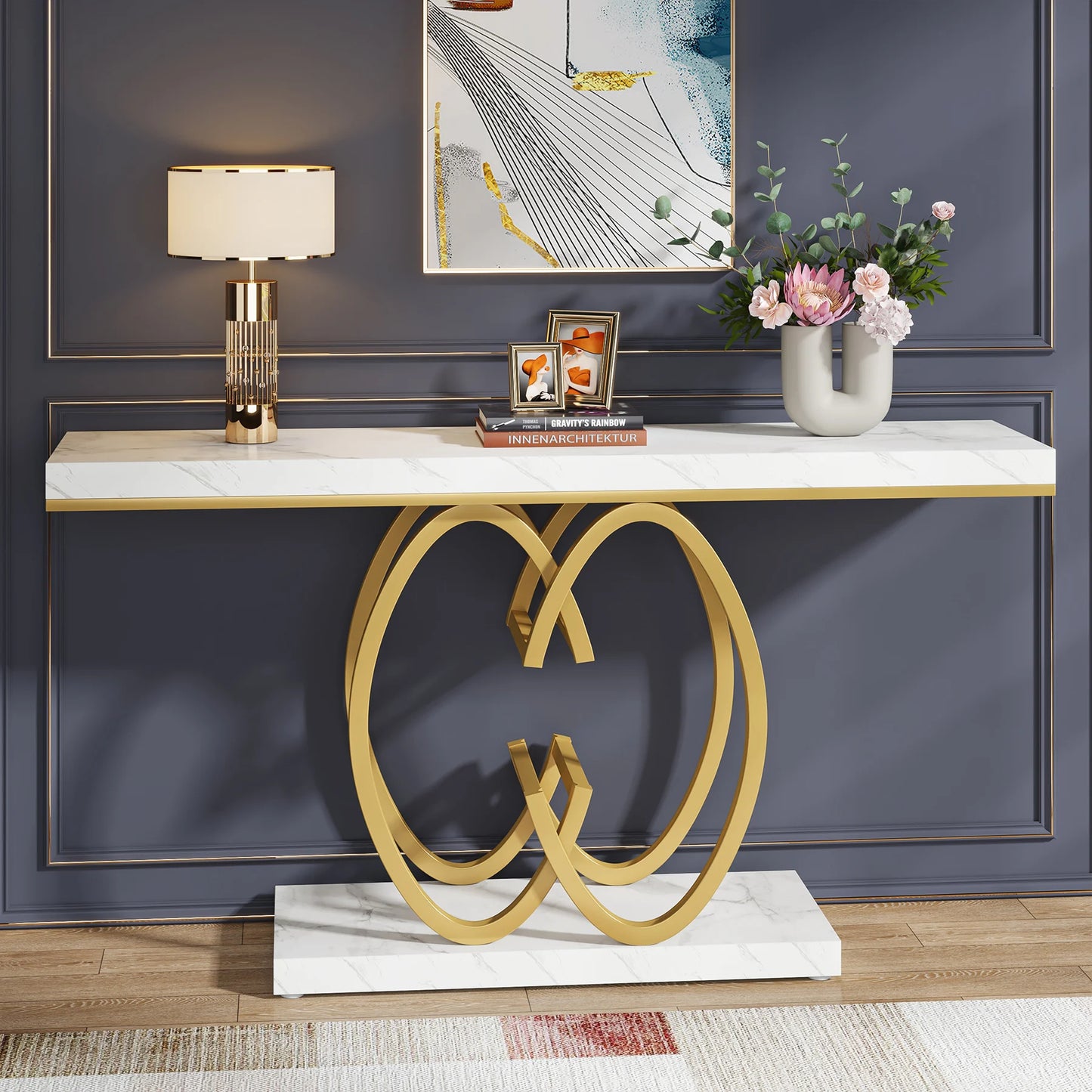 Tribesigns 55 Inch Console Table for Hallway