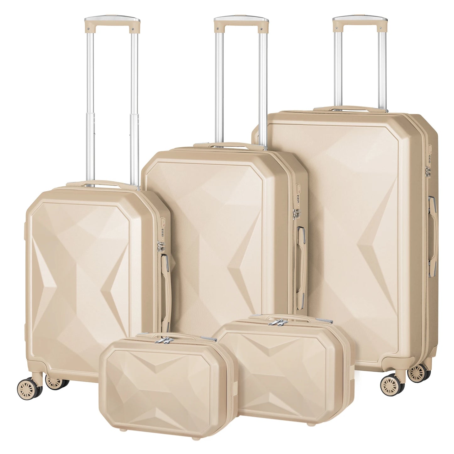 Luggage 5Pieces Hard Shell Suitcase Set