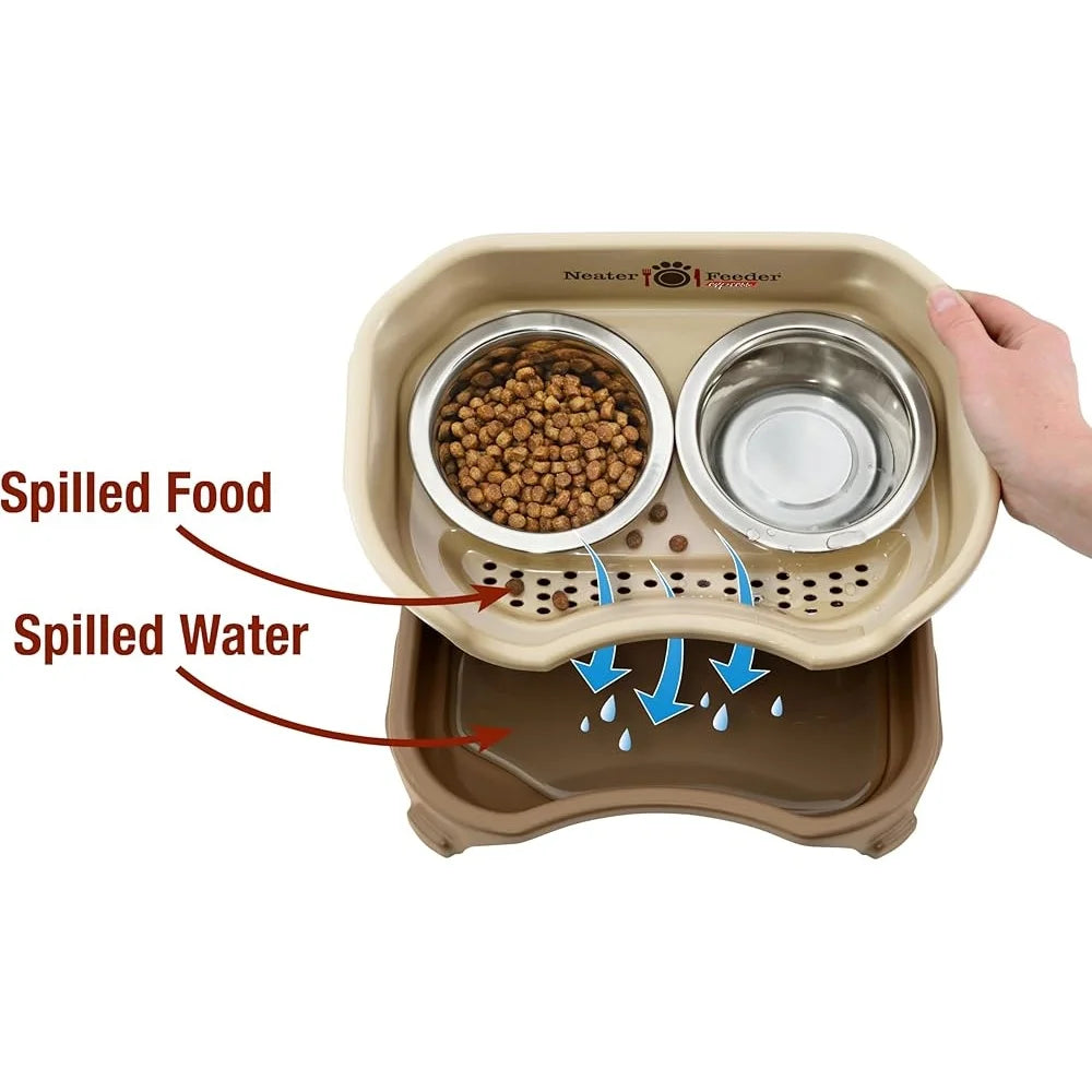 Mess-Proof Elevated Dog Bowls For Small Breeds