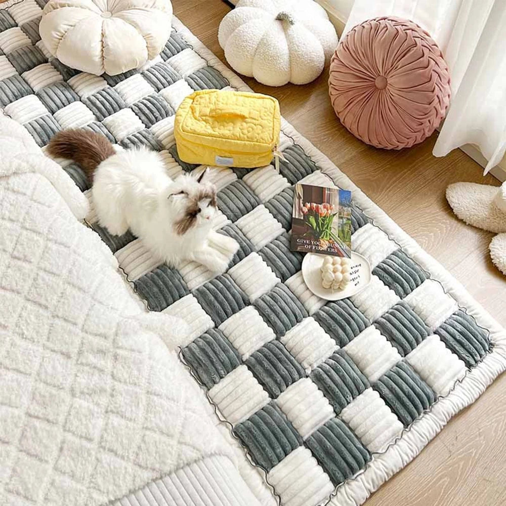 Pet Bed/Mat Warm Scratchable Blanket Anti-slip Washable