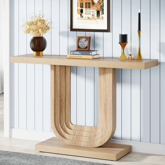 Tribesigns Farmhouse Entryway Table, 39" Narrow Console Table