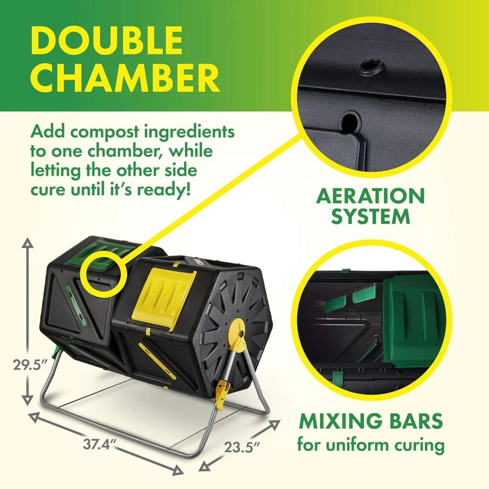 Large Double Chamber Comjob Drum, Heavy-Duty