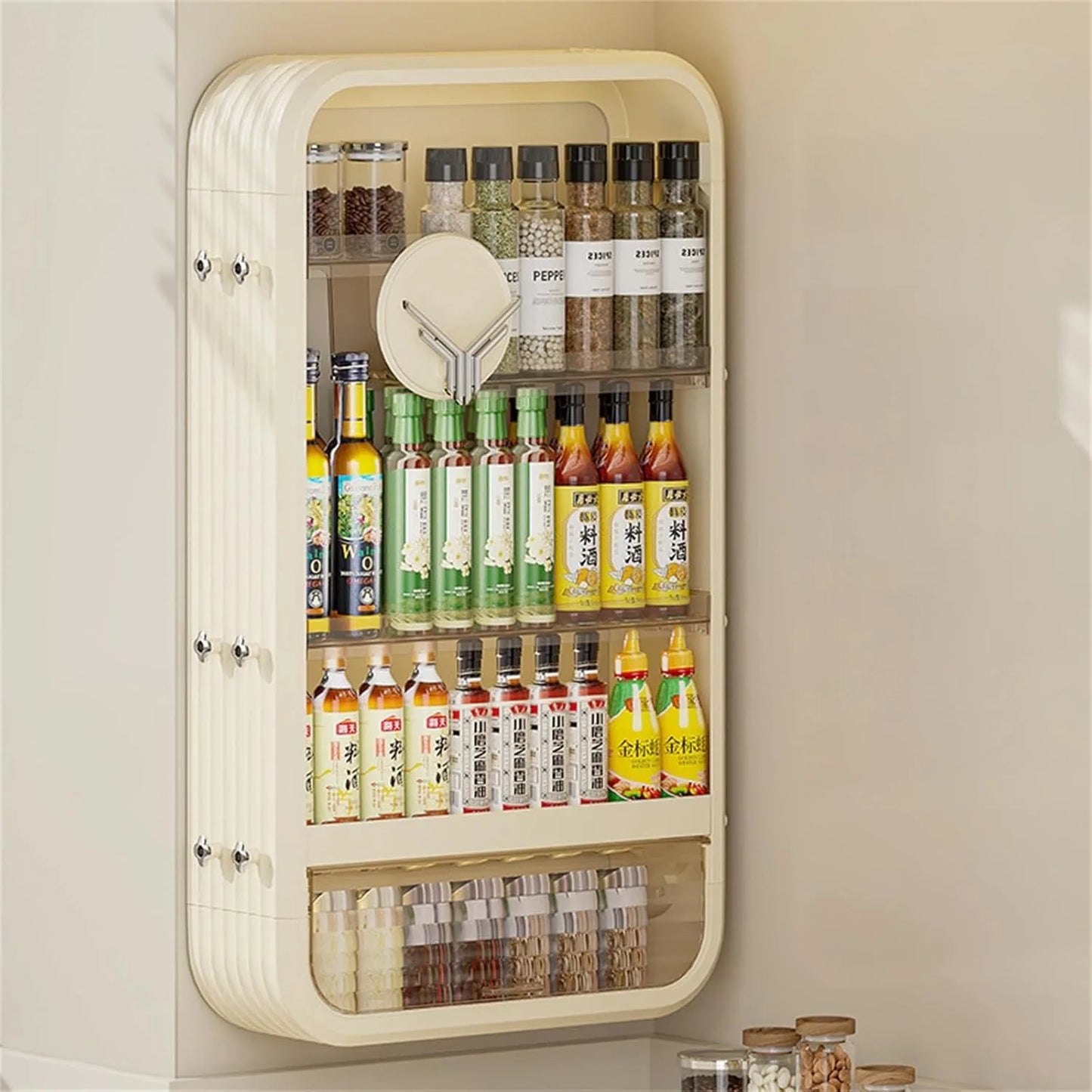 Wall Mount Makeup Organizer