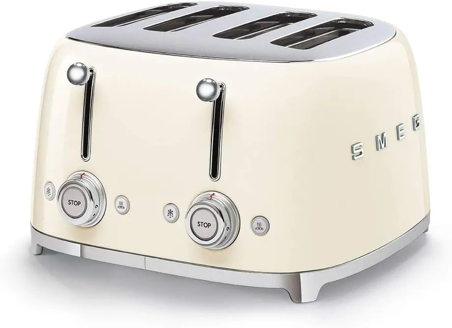50's Style Retro Aesthetic 4 Slice Toaster 6 Presets