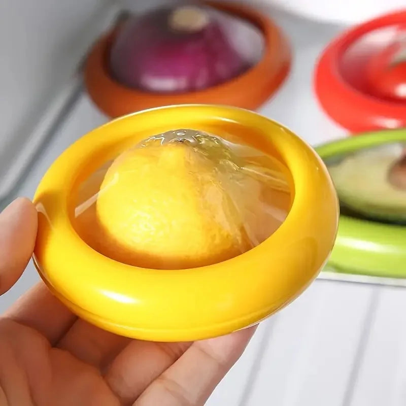 4Pcs Silicone Storage for Onion, Avocado, Fruit, Garlic, Tomato, Pepper
