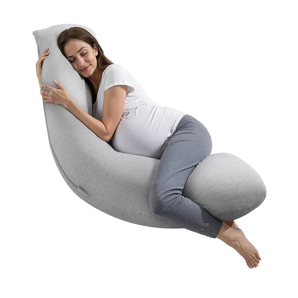 Ergonomic L-Shaped Maternity Pillow