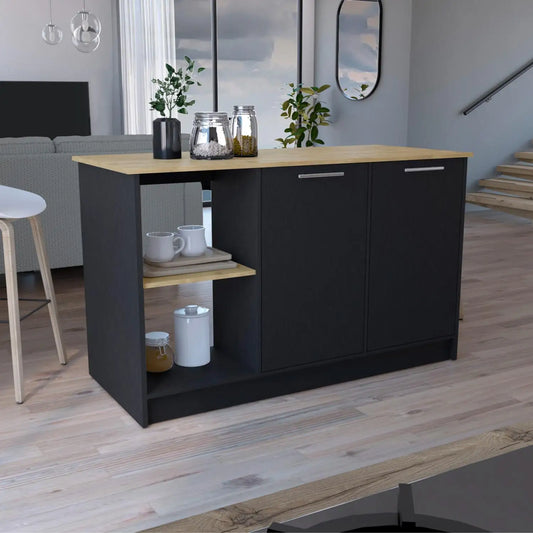 Juniper Kitchen Island with Large Top Surface