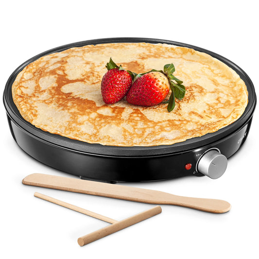 Crepe Maker Machine, Reemix Compact Pancake Griddle