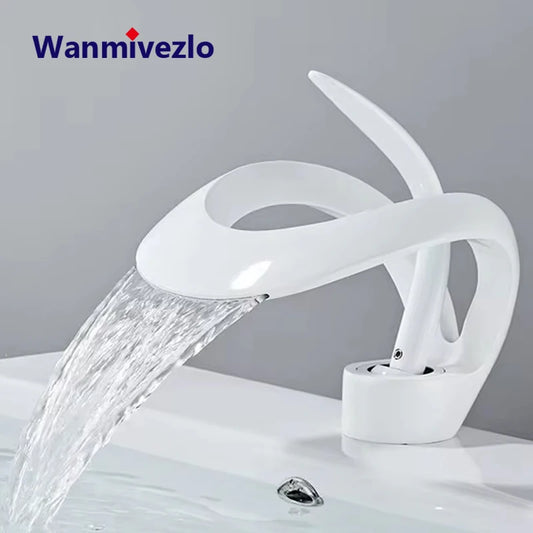 Waterfall Creative Bathroom Basin Faucet Sink Faucet