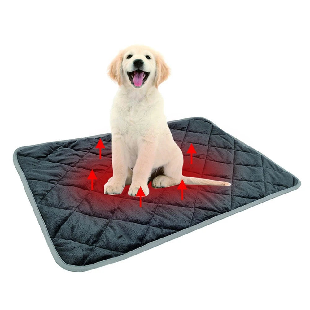 Washable Pet Mat Winter Bed Pad Self-Warming